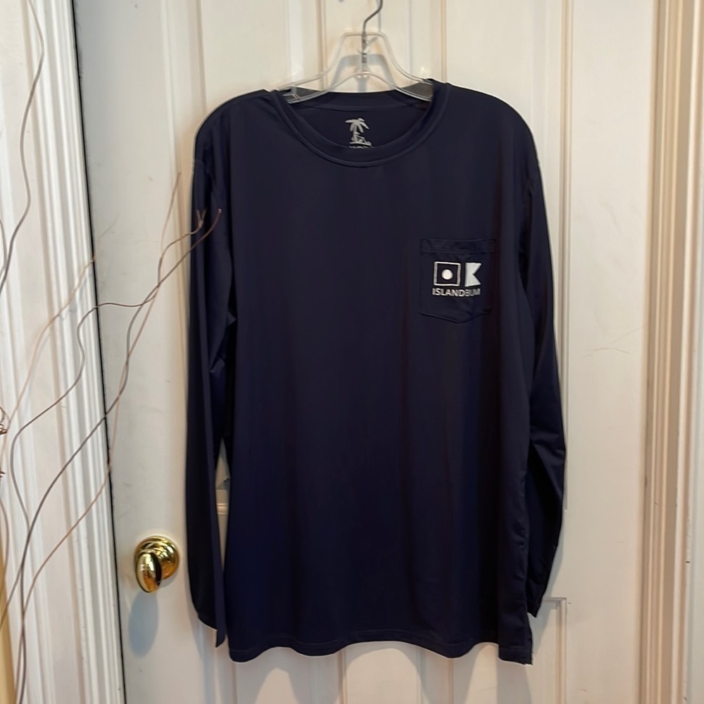 Islandbum Long Sleeve Navy Shirt